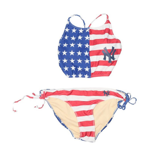 MLB XXL American Flag Yankees Bikini - Picture 1 of 10